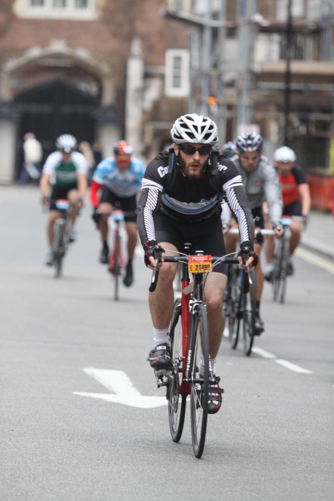 "Once the klaxon sounded it felt more like a race than a sportive. Looking at my GPS timings, this first section was by far my fastest, averaging 38.27km per hour for the first 17 miles! Riding through traffic-free streets was a rare treat"
